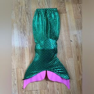 Mermaid tail fin ( children) and mermaid skirt